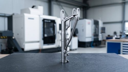 Machined 7075 aluminum bracket illustrating 7050 vs 7075 aluminum comparison