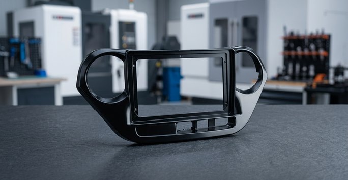 PC ABS automotive trim CNC machined prototype part