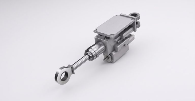 Precision machined metal actuator with rod and housing