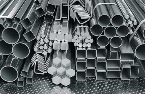Assorted aluminum raw stock bars and tubes