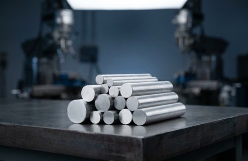 Raw aluminum 6063 round bar stock for CNC machining