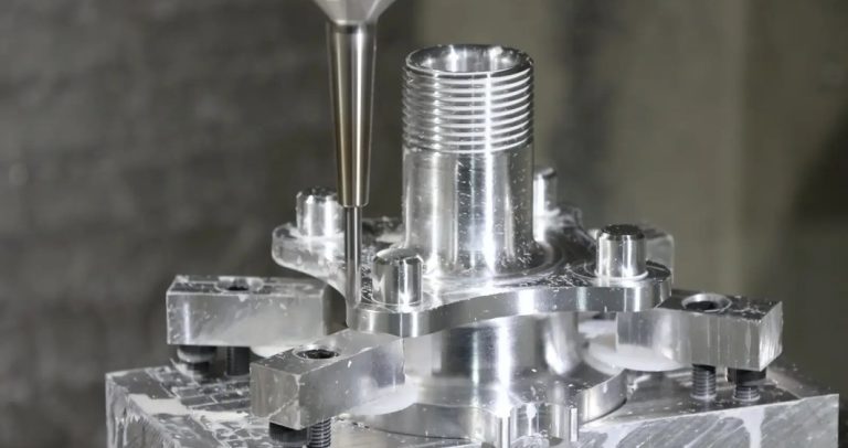 CNC milling of an aluminum part