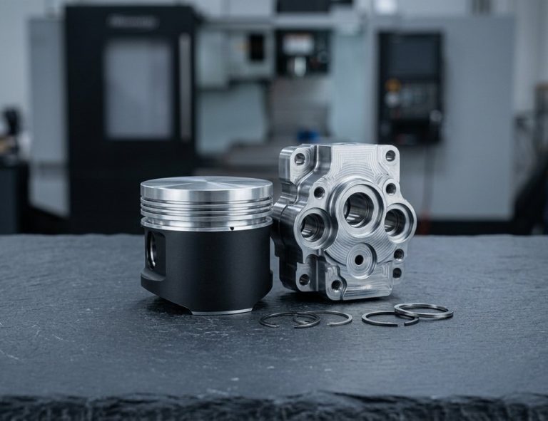 Type III hardcoat anodized aluminum piston wear resistant finish