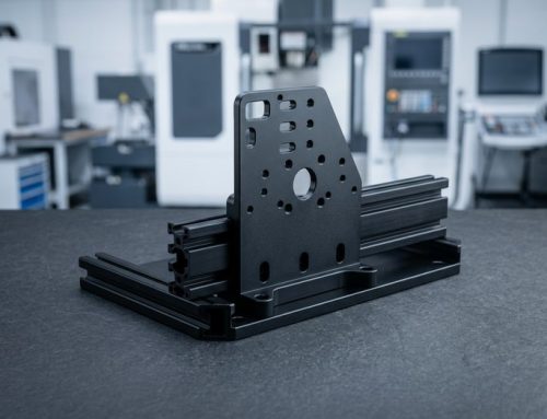 CNC machined linear rail bracket for automation frame