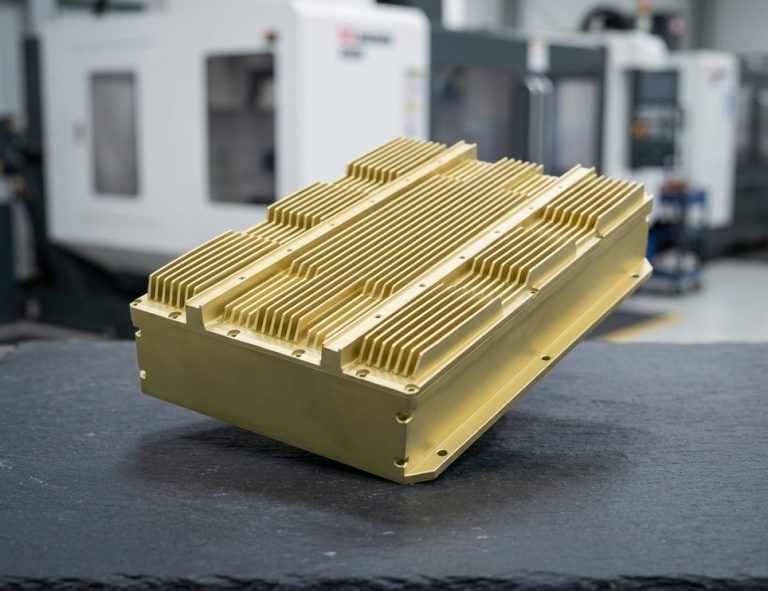 Chem film coated RF shield chassis with cooling fins