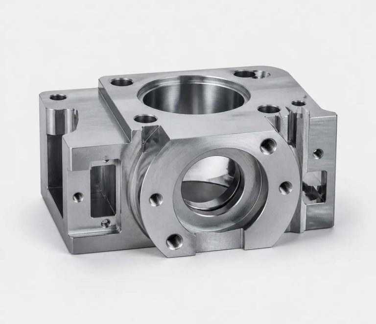 Finished steel flange with precision bored center hole