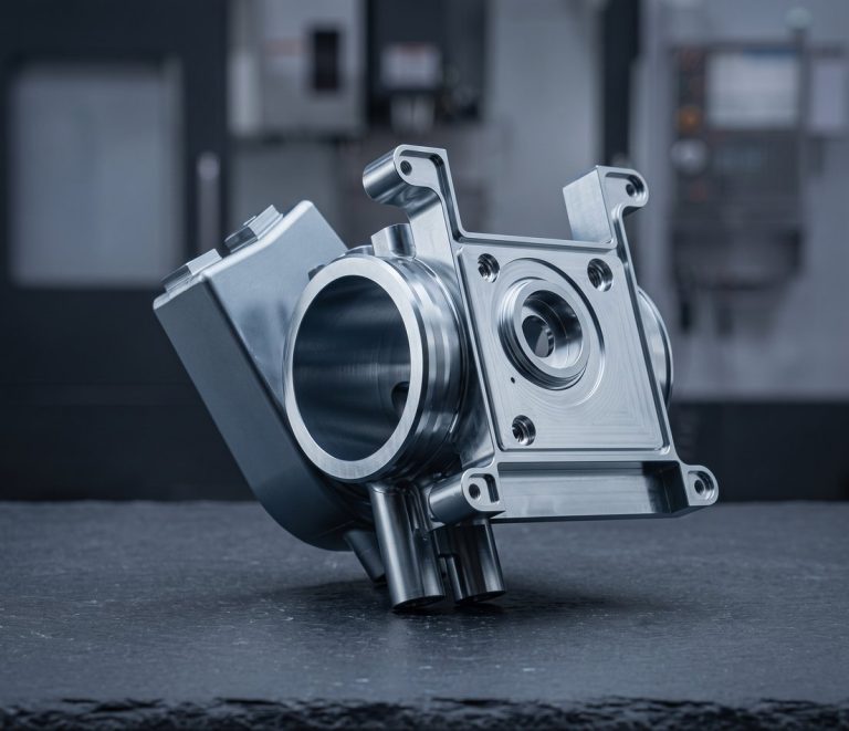precision machined stainless steel housing from CNC machine shop in China