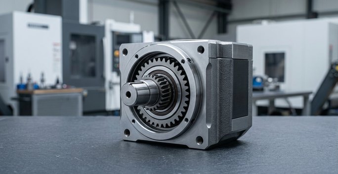 Alloy steel shaft and gear for robotics CNC machining