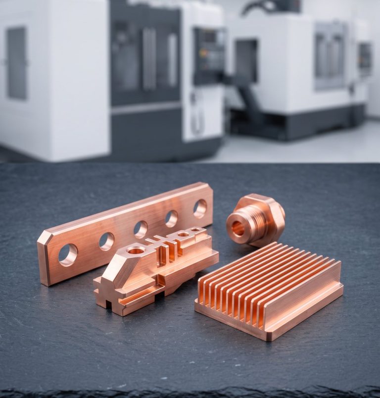 Copper CNC machined parts