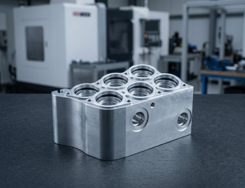 Hydraulic manifold block machined with cartridge valve cavities