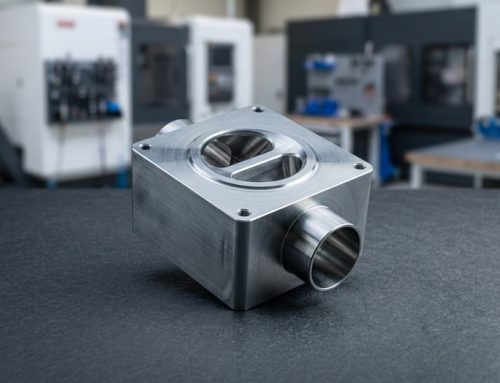 Pneumatic manifold blocks machined with ports for valve islands