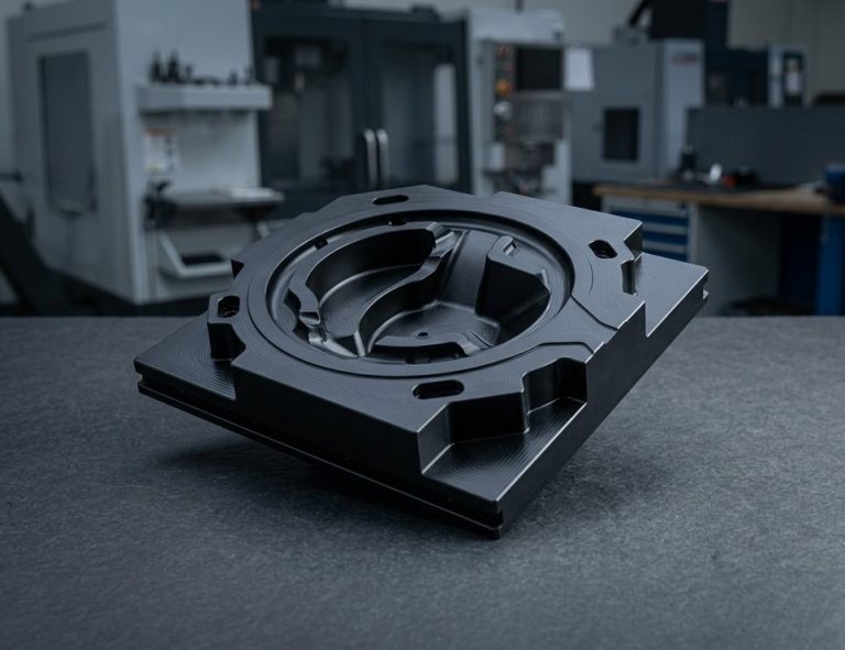 DLC coated mold core block preventing plastic sticking