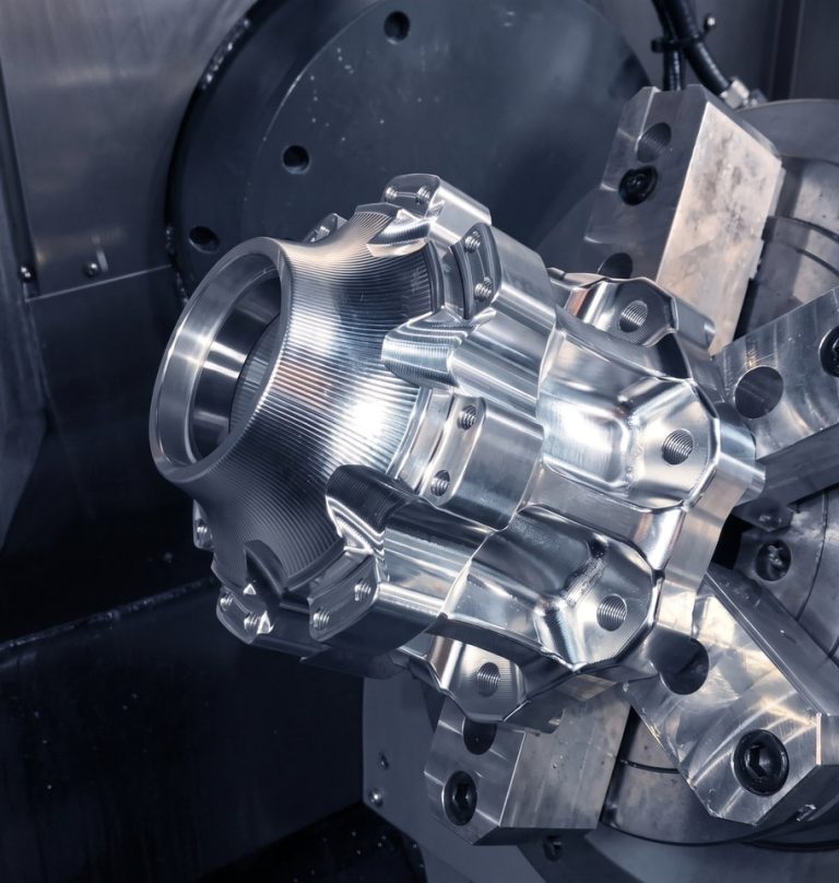 CNC milling an aluminum housing for new energy industry components