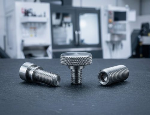 Custom CNC turned screws with captive and cup points