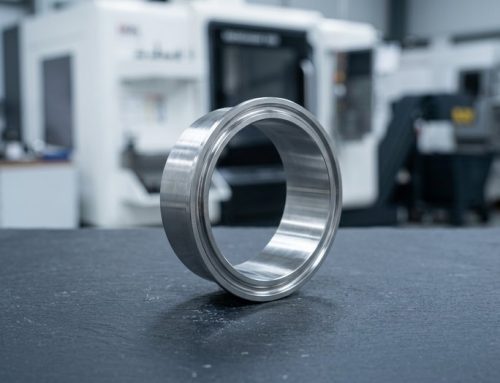 Sanitary tri-clamp ferrule adapter in polished stainless steel