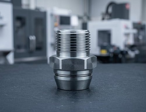 Stainless steel tube fitting with compression ferrule