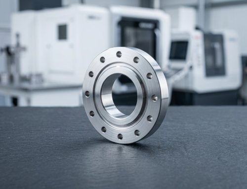 CF knife-edge vacuum flange for chamber feedthroughs
