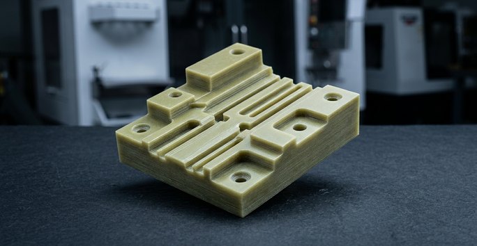 FR4 bus bar support insulator machined part