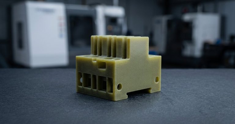 FR4 terminal barrier insulator block on worktable