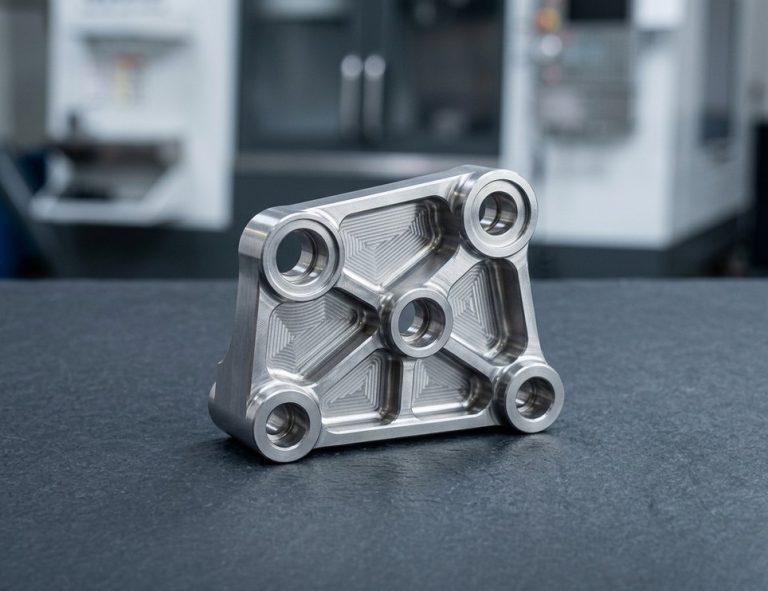 17-4 PH stainless aerospace bracket after H900 heat treatment aging