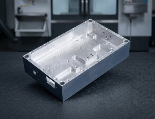 RF housing with machined cavities and plated finish
