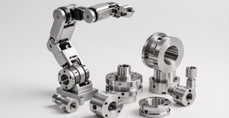 Precision machined metal parts for automation equipment