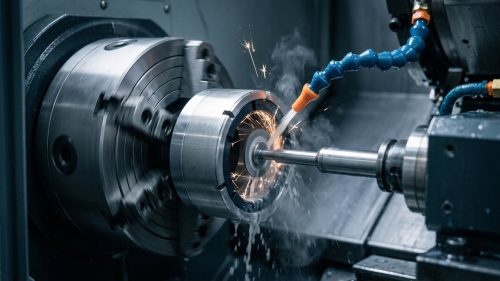 internal grinding wheel finishing bore of a steel sleeve