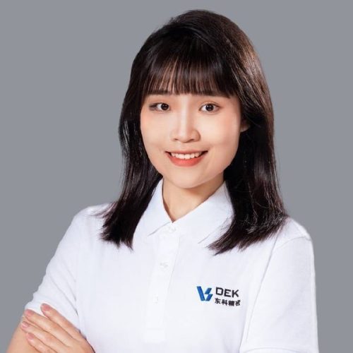 Jelly Liang, Technical Sales at DEK