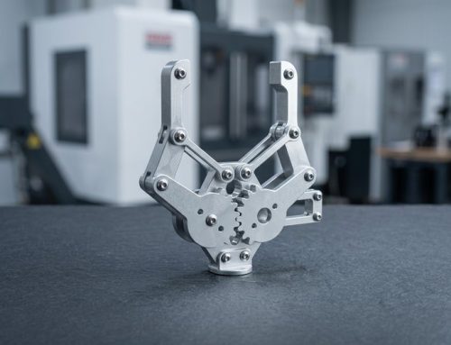 Machined aluminum gripper finger for robotic end-of-arm tooling