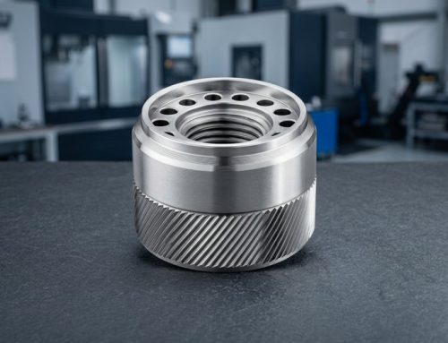 Stainless steel hand wheel with knurled grip and graduation marks