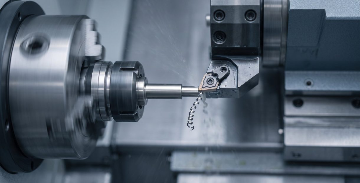 Kovar CNC machining in progress