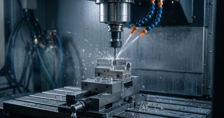 CNC milling Kovar header block for hermetic seals