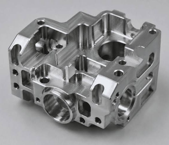 Large machined stainless steel structural frame from large part CNC machining