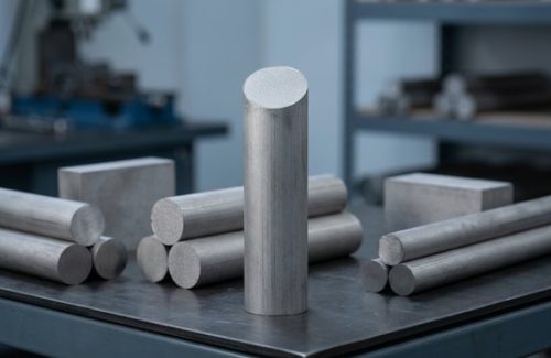 Raw magnesium AZ61B billet stock before CNC machining
