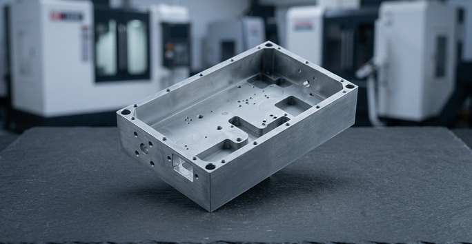 Magnesium aerospace structural bracket CNC machined part
