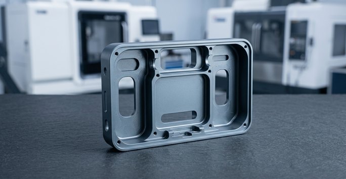 Magnesium consumer electronics enclosure CNC machined shell