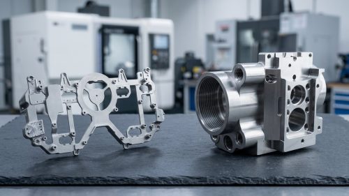 Magnesium versus titanium CNC machined parts side by side comparison