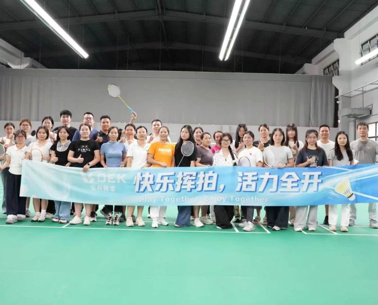 DEK Manufacturing team in the factory