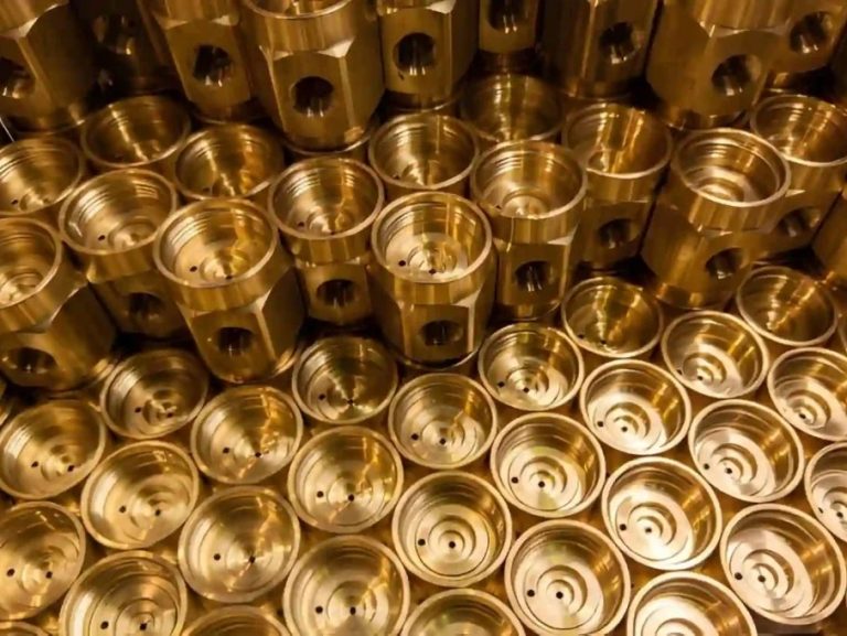 CNC machined brass parts