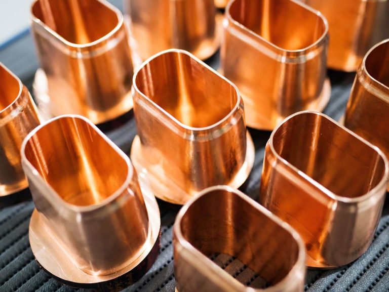 CNC machined copper parts