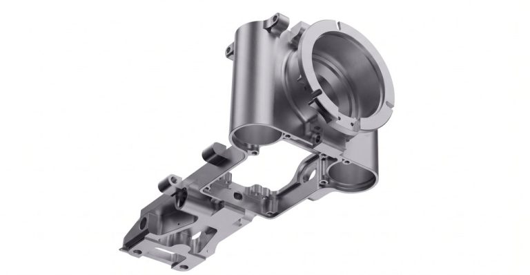 Precision machined metal housing for medical equipment