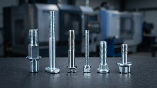 Zinc-plated steel fasteners illustrating the melting point of zinc coatings