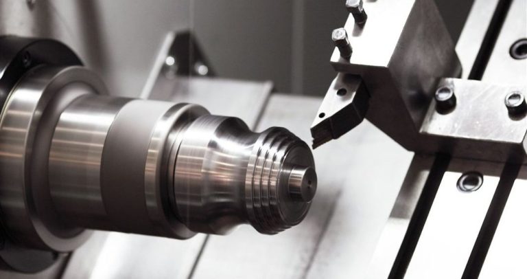 CNC turning of a mild steel part