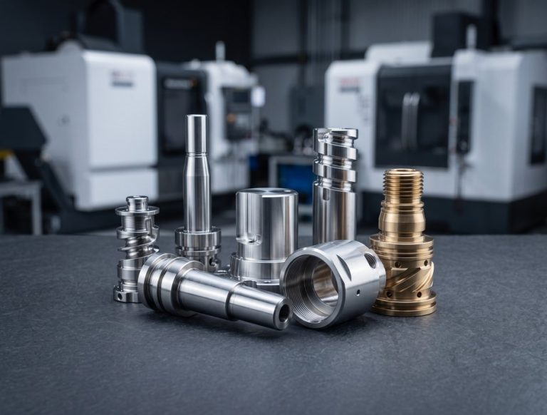 Mining equipment CNC machined shaft, bushing and fitting parts
