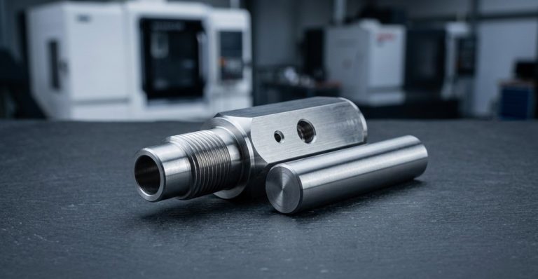 CNC machined eccentric bushing and rod for crusher components