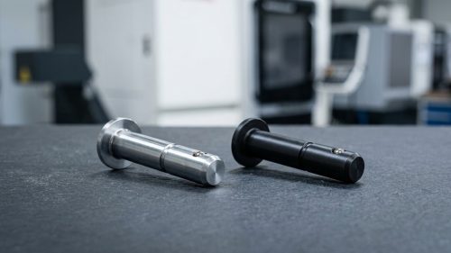 Nitriding versus carbonitriding comparison on steel machined pins