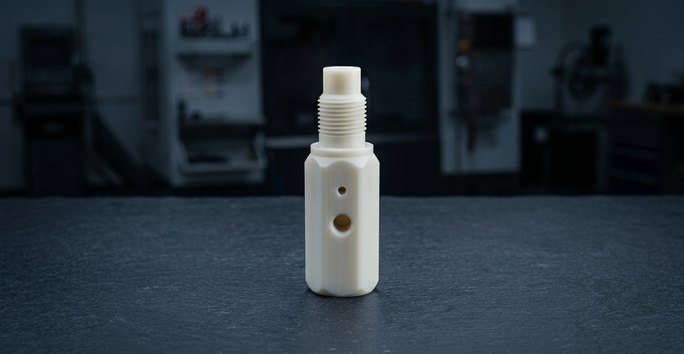 Nylon standoff connector body for electronics telecom