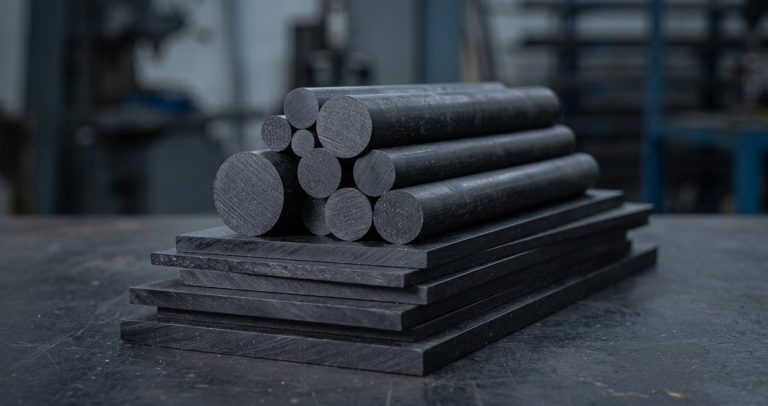 Glass-filled PEEK stock material for precision machining