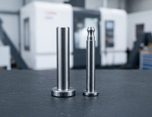 Core and ejector pins with machined heads and tips