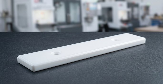 FDA-compliant UHMW wear strip for food conveyors